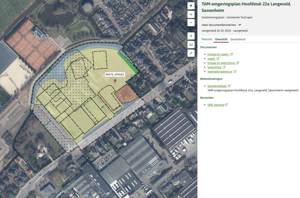 TAM-omgevingsplan Langveld vastgesteld!