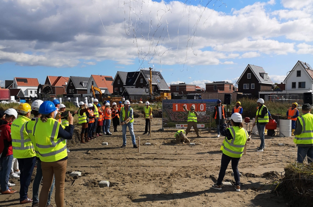 1000ste woning in Mortiere!
